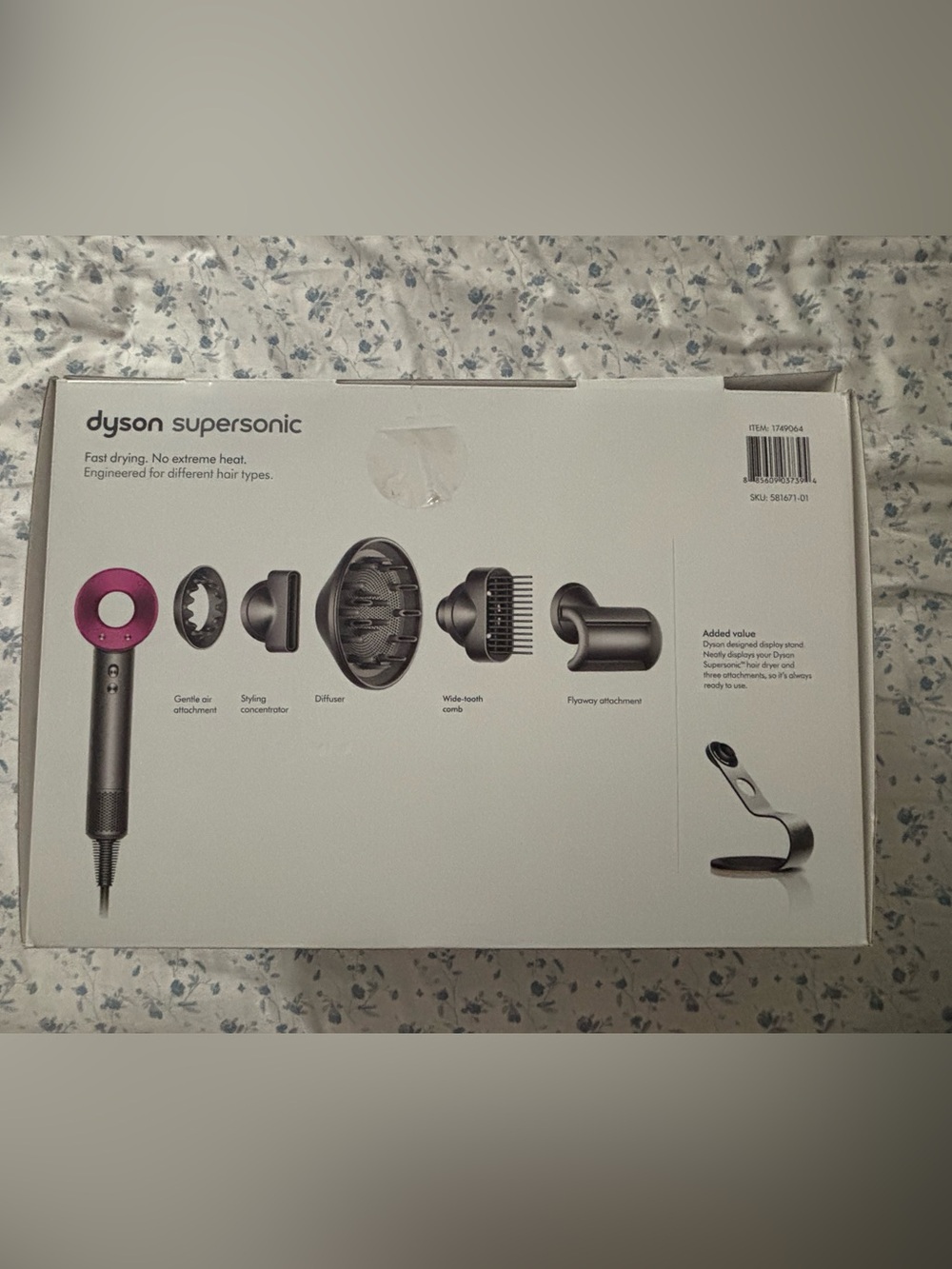 Dyson Supersonic Hair Dryer Kit - Fuchsia & Gunmetal